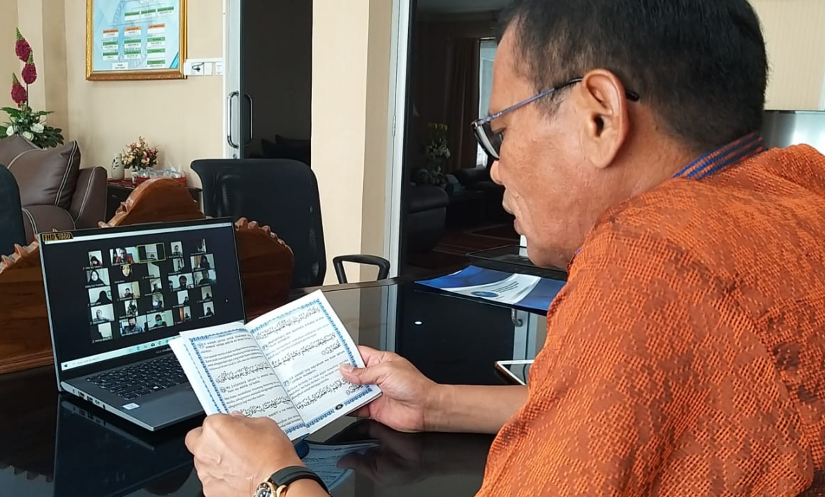 BNNP SUMBAR LAKSANAKAN YASINAN ONLINE