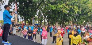 PRA HANI 2019, BNNP SUMBAR GELAR SENAM JANTUNG SEHAT