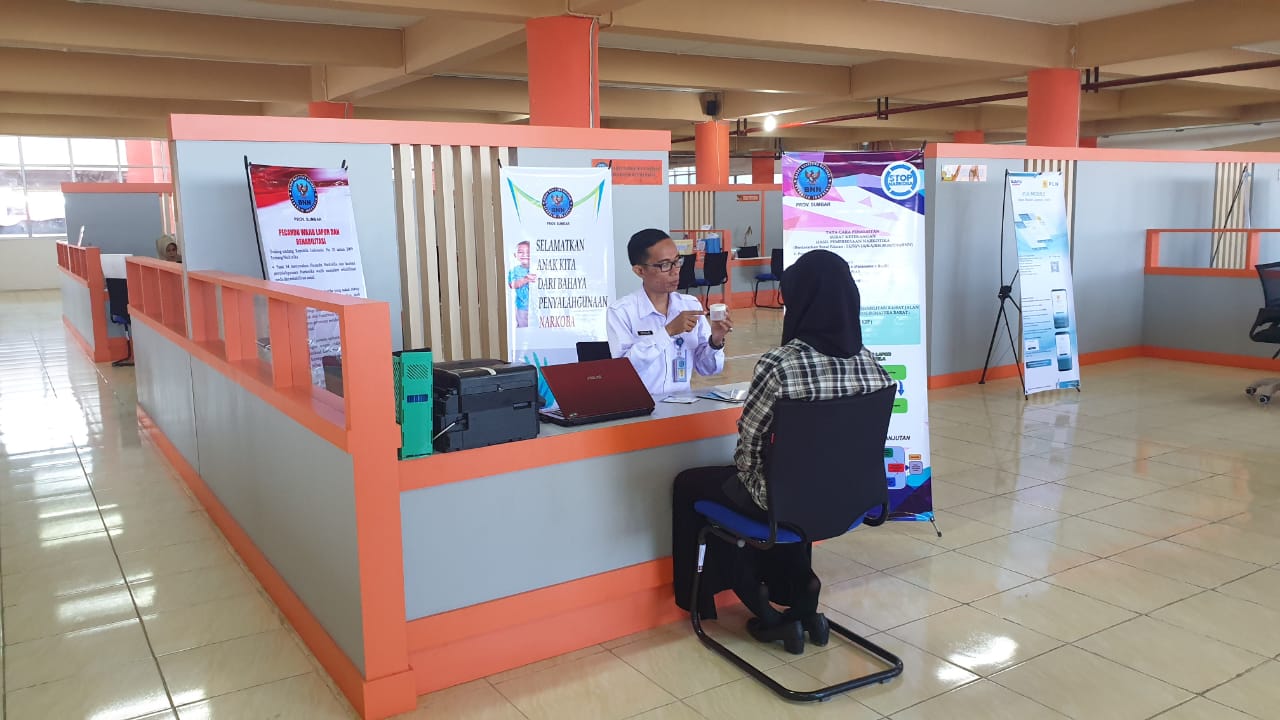 BNNP SUMBAR HADIR DI MALL PELAYANAN PUBLIK KOTA PADANG