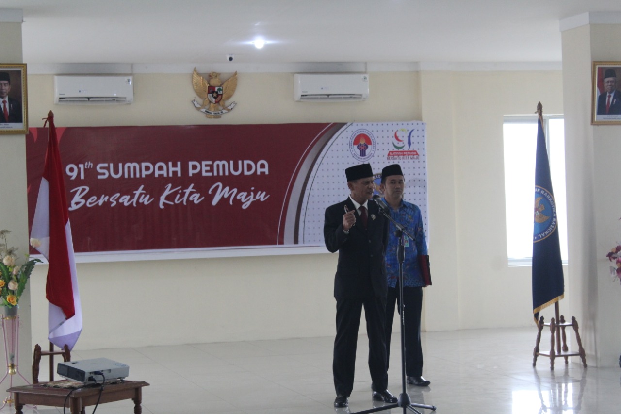 BNNP SUMBAR GELAR UPACARA PERINGATAN HARI SUMPAH PEMUDA KE 91