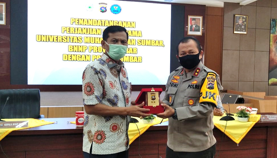 WUJUD SINERGITAS BNNP SUMBAR DAN POLDA SUMBAR