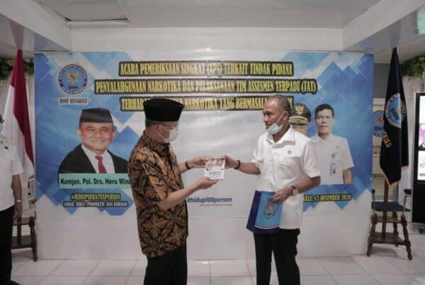 Bahas Tentang APS dan Pelaksanaan TAT, Kepala BNN Sambangi BNNP Bengkulu