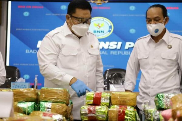 BNN Ungkap Sindikat Narkoba Internasional di Sumsel dan Aceh