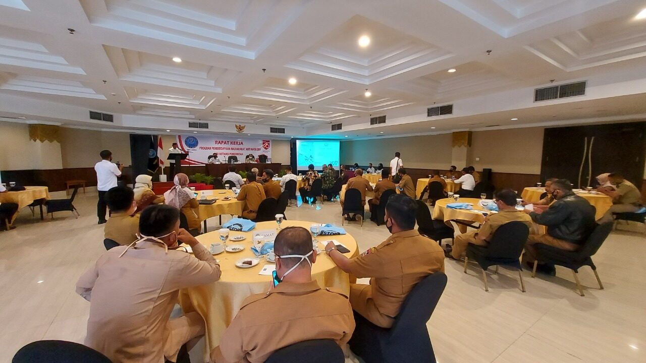Kegiatan Rapat Koordinasi P4GN Instansi Pemerintah dilingkungan Sumbar 2020.