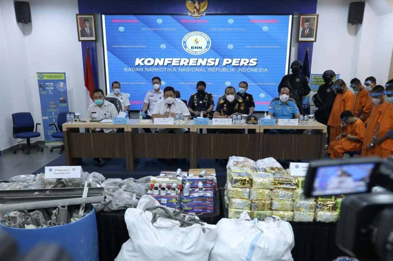 BNN Ungkap Enam Jaringan, Setengah Juta Orang Terselamatkan
