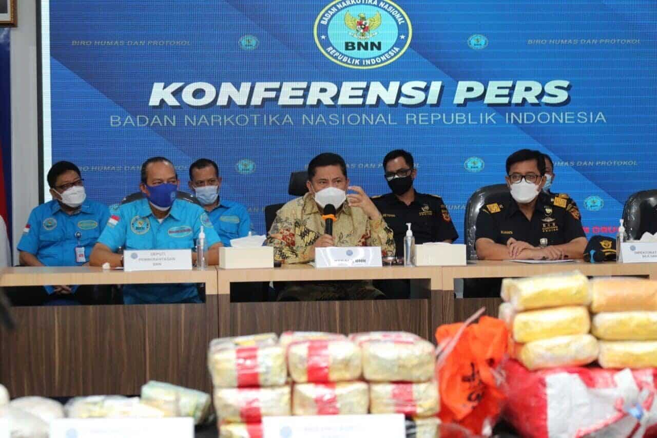 Nyatakan Perang, BNN Sita 212,39 Kilogram Sabu dan 19.700 Butir Ekstasi