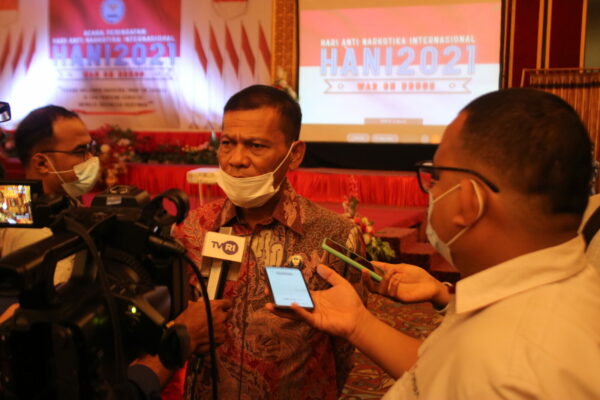UPACARA PERINGATAN HARI ANTI NARKOTIKA INTERNASIONAL T(HANI) TAHUN 2021