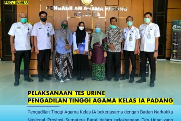 PELAKSANAAN TEST URINE BAGI PEGAWAI PENGADILAN AGAMA PADANG KELAS IA