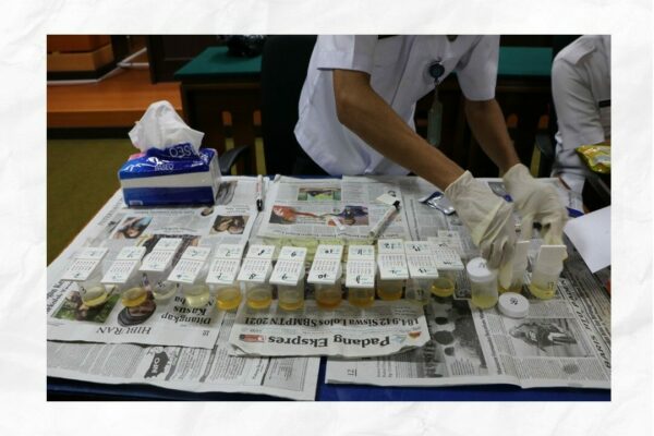 PELAKSANAAN TEST URINE BAGI PEGAWAI PENGADILAN AGAMA PADANG KELAS IA