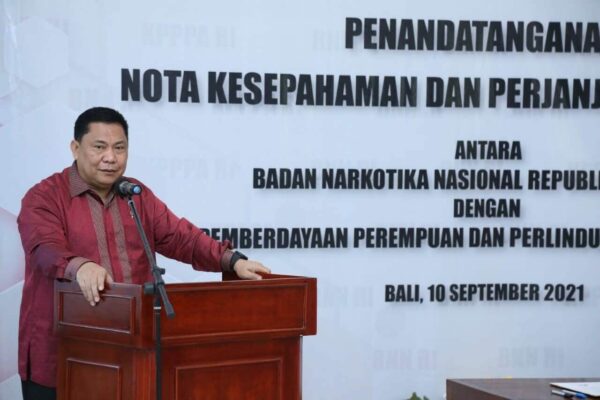 BNN PERKUAT KERJA SAMA DENGAN KEMENTERIAN PPPA DALAM WAR ON DRUGS