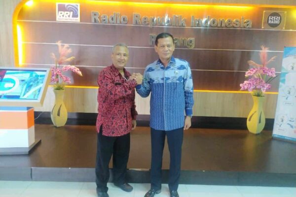 Penandatanganan Nota Kesepahaman Antara Badan Narkotika Nasional Provinsi Sumatera Barat dengan Lembaga Penyiaran Publik Radio Republik Indonesia Padang (LPP RRI Padang).