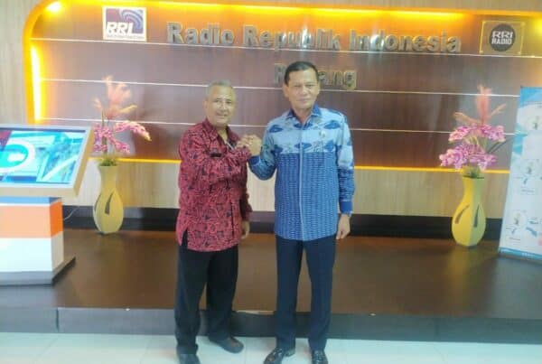 Penandatanganan Nota Kesepahaman Antara Badan Narkotika Nasional Provinsi Sumatera Barat dengan Lembaga Penyiaran Publik Radio Republik Indonesia Padang (LPP RRI Padang).
